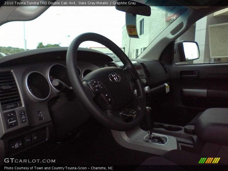 Slate Gray Metallic / Graphite Gray 2010 Toyota Tundra TRD Double Cab 4x4