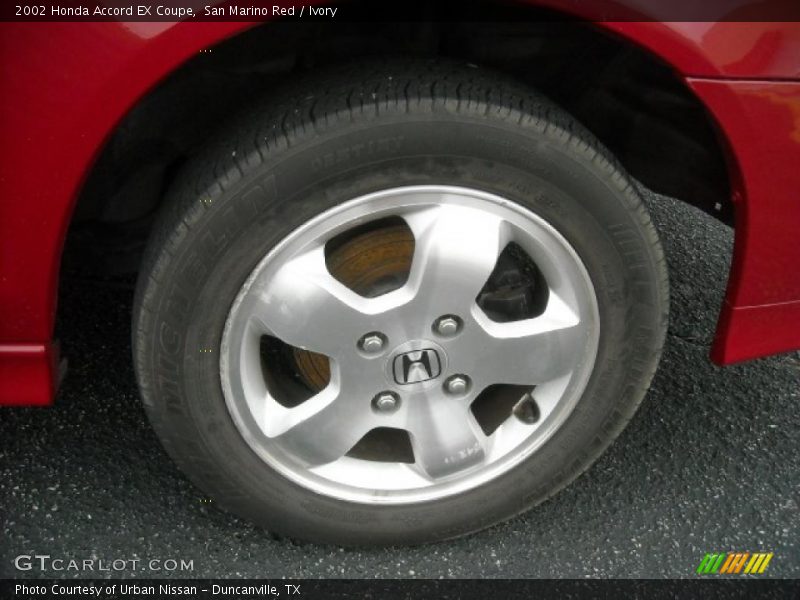 San Marino Red / Ivory 2002 Honda Accord EX Coupe