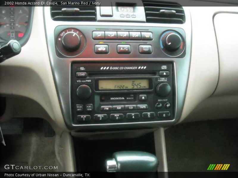 San Marino Red / Ivory 2002 Honda Accord EX Coupe