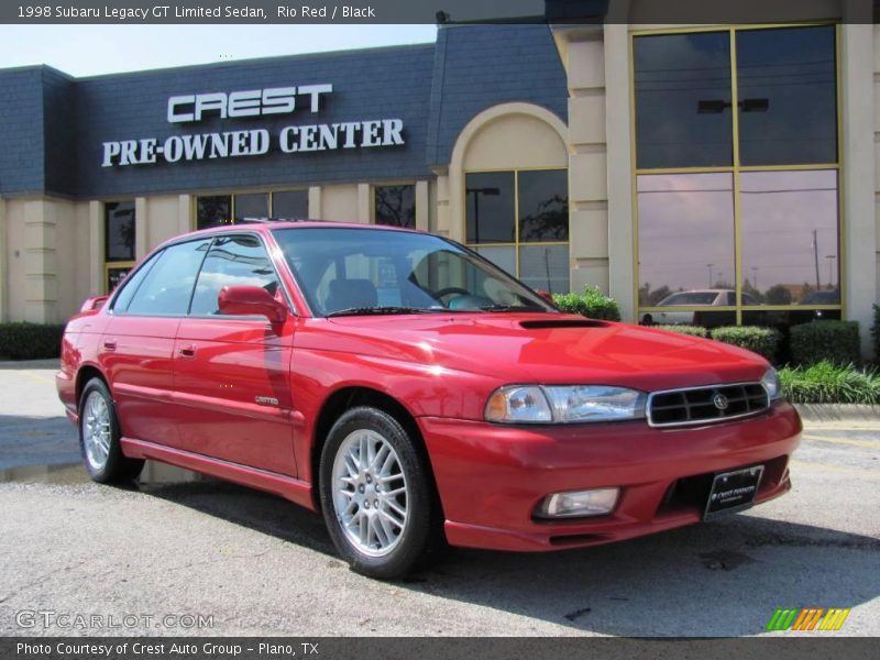 Rio Red / Black 1998 Subaru Legacy GT Limited Sedan