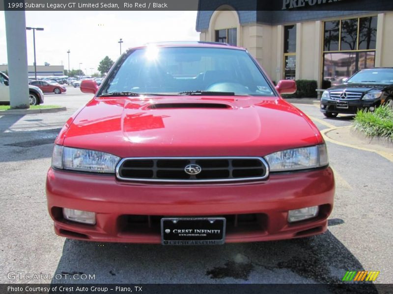 Rio Red / Black 1998 Subaru Legacy GT Limited Sedan