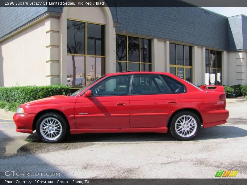 Rio Red / Black 1998 Subaru Legacy GT Limited Sedan