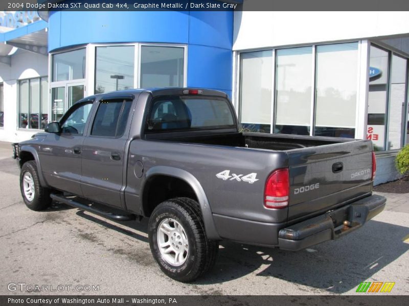 Graphite Metallic / Dark Slate Gray 2004 Dodge Dakota SXT Quad Cab 4x4