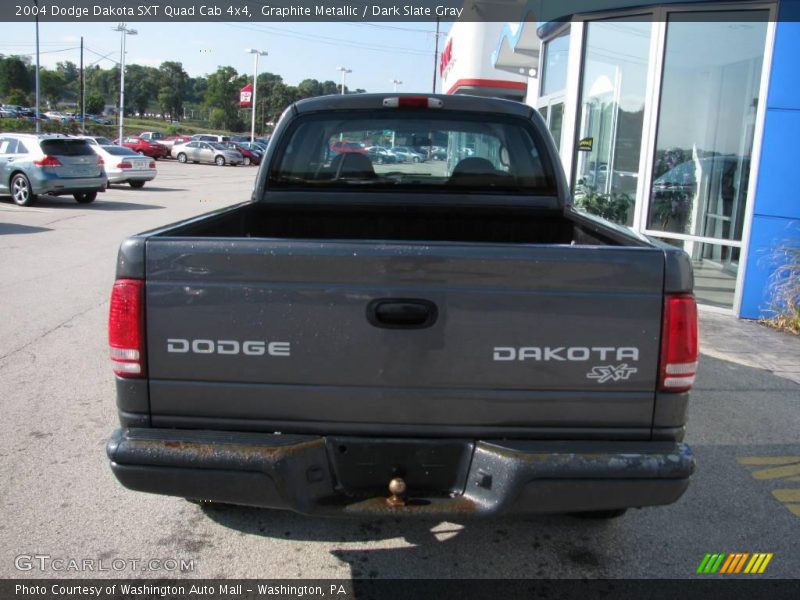 Graphite Metallic / Dark Slate Gray 2004 Dodge Dakota SXT Quad Cab 4x4