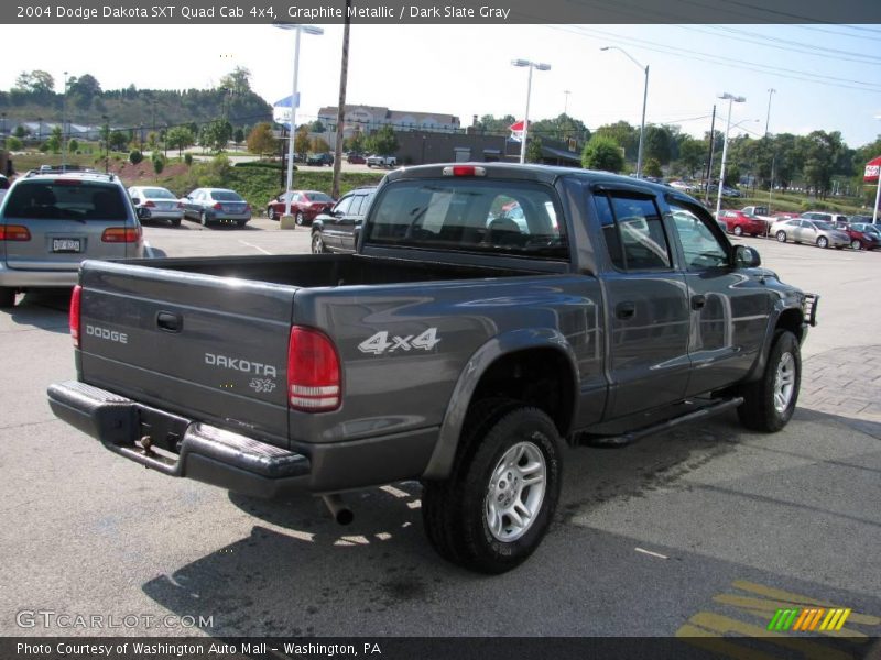 Graphite Metallic / Dark Slate Gray 2004 Dodge Dakota SXT Quad Cab 4x4
