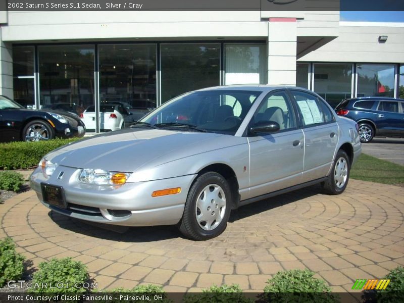 Silver / Gray 2002 Saturn S Series SL1 Sedan