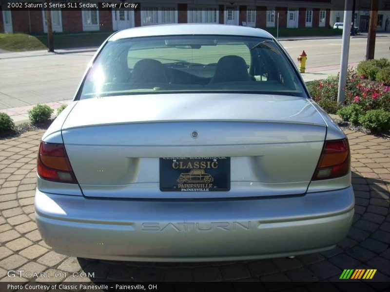 Silver / Gray 2002 Saturn S Series SL1 Sedan