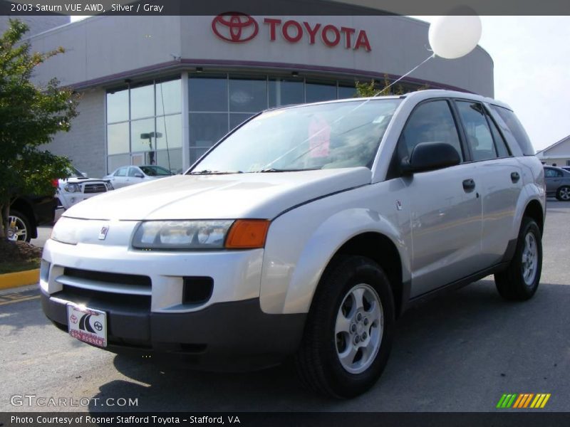 Silver / Gray 2003 Saturn VUE AWD