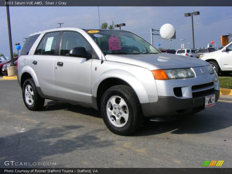 Silver / Gray 2003 Saturn VUE AWD