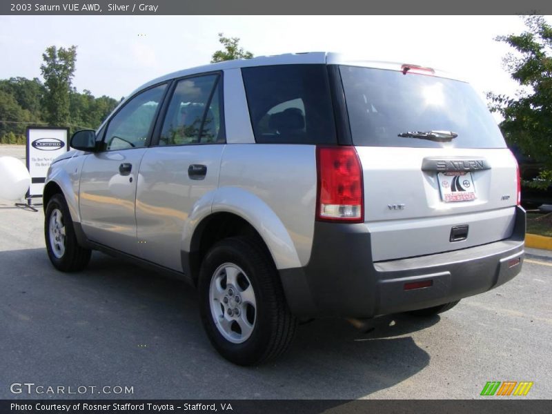 Silver / Gray 2003 Saturn VUE AWD