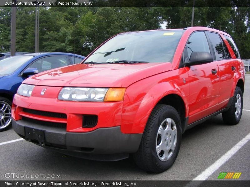 Chili Pepper Red / Gray 2004 Saturn VUE AWD