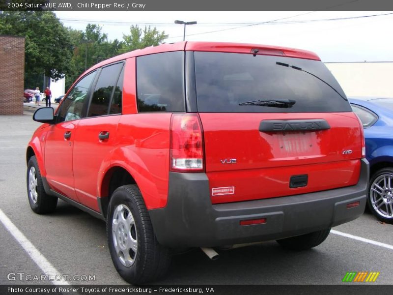 Chili Pepper Red / Gray 2004 Saturn VUE AWD