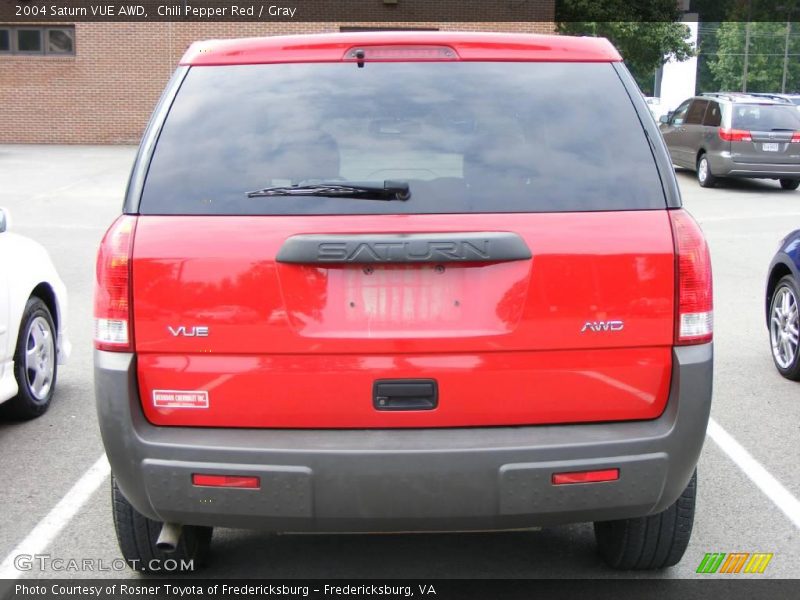 Chili Pepper Red / Gray 2004 Saturn VUE AWD
