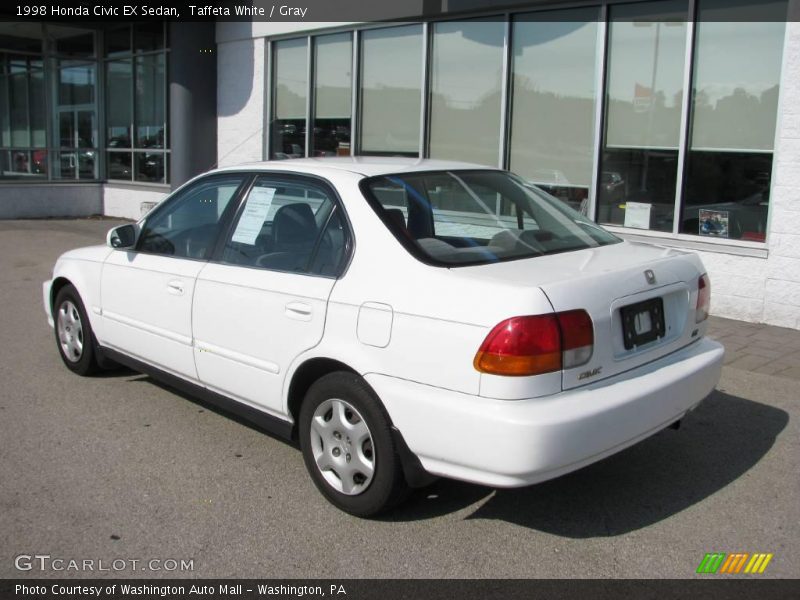 Taffeta White / Gray 1998 Honda Civic EX Sedan
