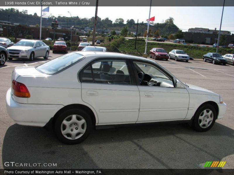 Taffeta White / Gray 1998 Honda Civic EX Sedan