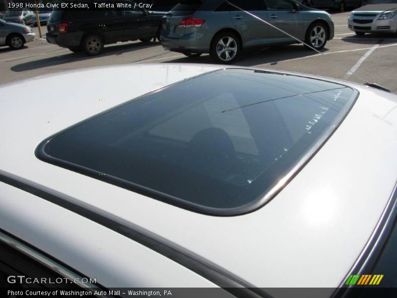 Taffeta White / Gray 1998 Honda Civic EX Sedan