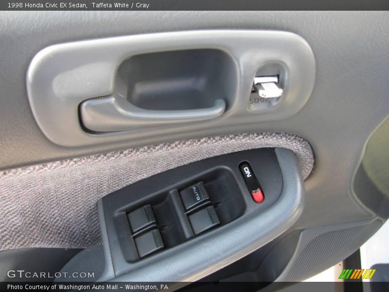 Taffeta White / Gray 1998 Honda Civic EX Sedan