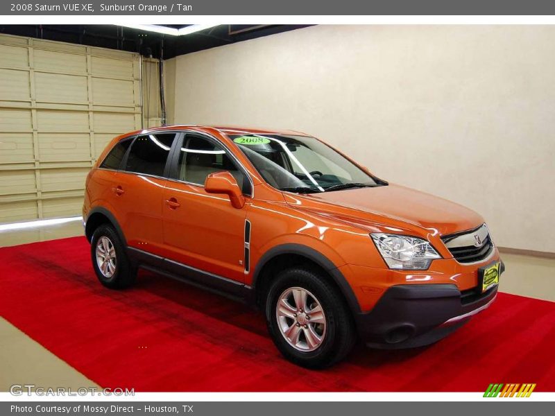 Sunburst Orange / Tan 2008 Saturn VUE XE