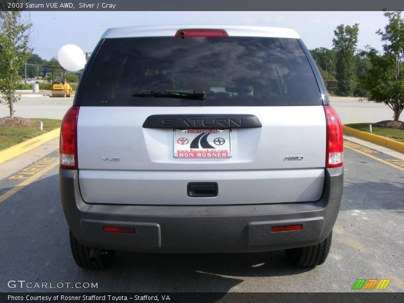 Silver / Gray 2003 Saturn VUE AWD