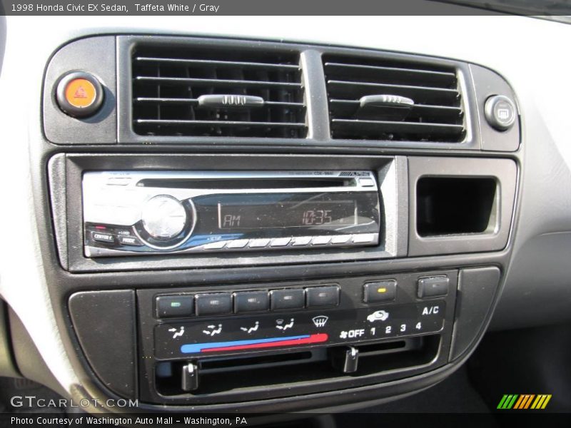 Taffeta White / Gray 1998 Honda Civic EX Sedan