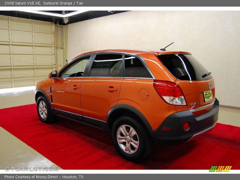 Sunburst Orange / Tan 2008 Saturn VUE XE