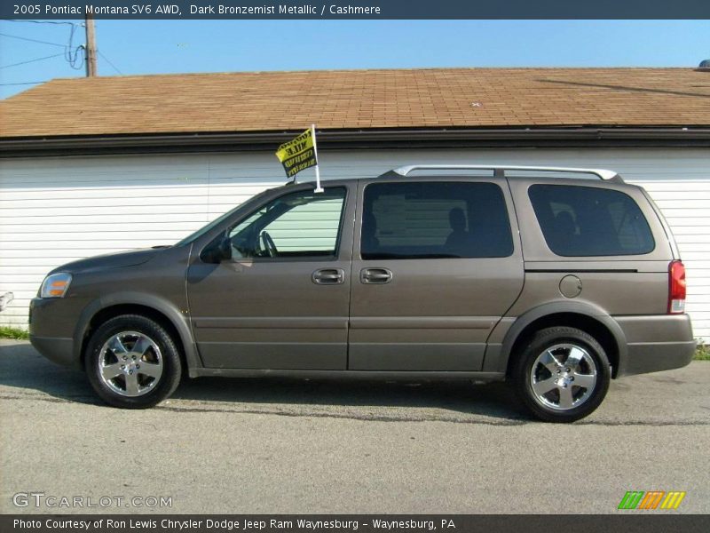 Dark Bronzemist Metallic / Cashmere 2005 Pontiac Montana SV6 AWD