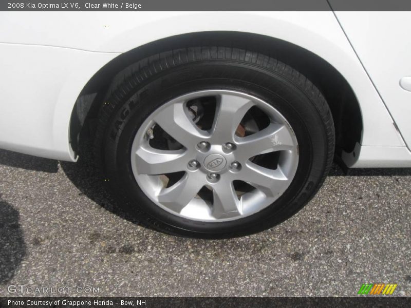 Clear White / Beige 2008 Kia Optima LX V6