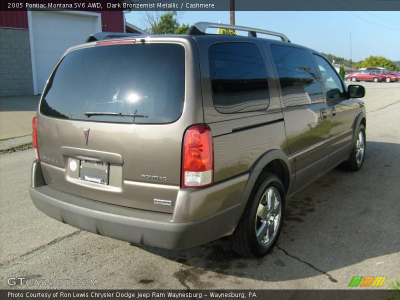 Dark Bronzemist Metallic / Cashmere 2005 Pontiac Montana SV6 AWD