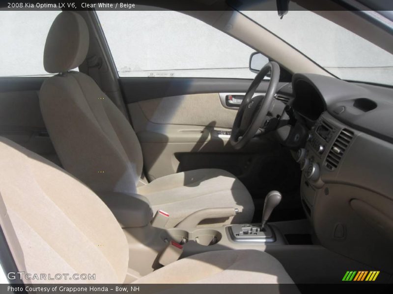 Clear White / Beige 2008 Kia Optima LX V6