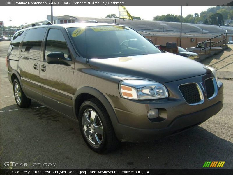 Dark Bronzemist Metallic / Cashmere 2005 Pontiac Montana SV6 AWD