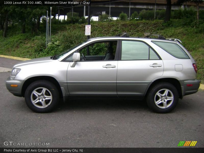 Millenium Silver Metallic / Gray 1999 Lexus RX 300 AWD