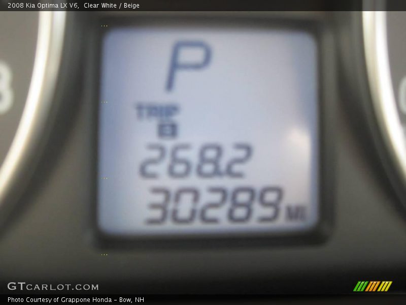 Clear White / Beige 2008 Kia Optima LX V6