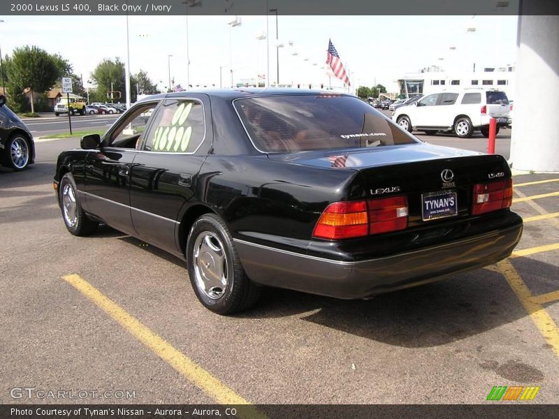 Black Onyx / Ivory 2000 Lexus LS 400