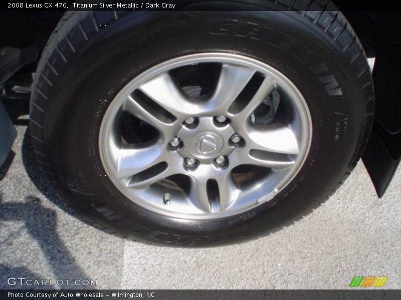 Titanium Silver Metallic / Dark Gray 2008 Lexus GX 470