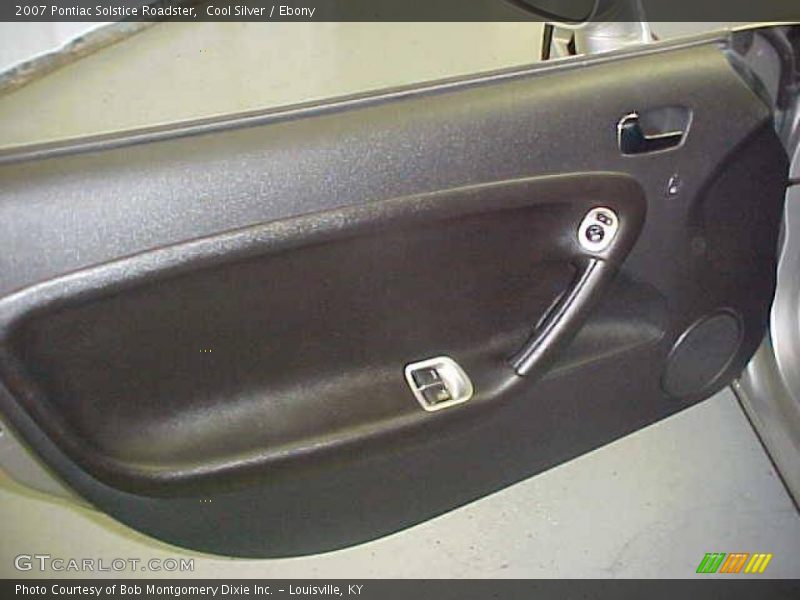 Cool Silver / Ebony 2007 Pontiac Solstice Roadster