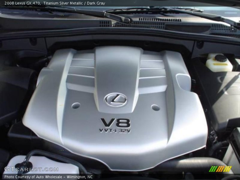 Titanium Silver Metallic / Dark Gray 2008 Lexus GX 470