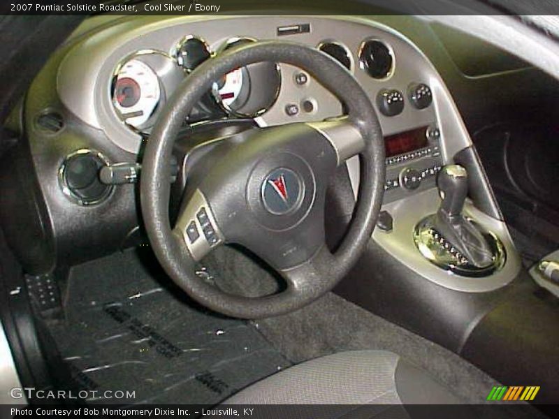 Cool Silver / Ebony 2007 Pontiac Solstice Roadster