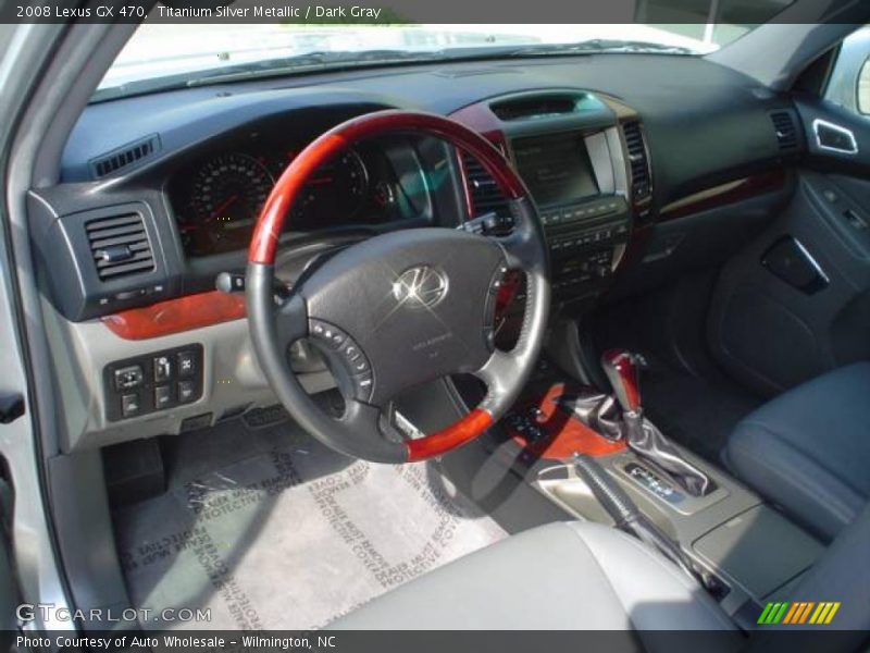 Titanium Silver Metallic / Dark Gray 2008 Lexus GX 470