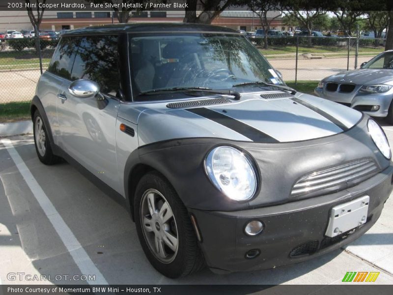 Pure Silver Metallic / Panther Black 2003 Mini Cooper Hardtop