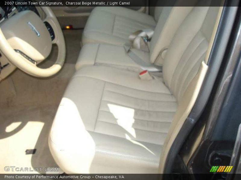 Charcoal Beige Metallic / Light Camel 2007 Lincoln Town Car Signature