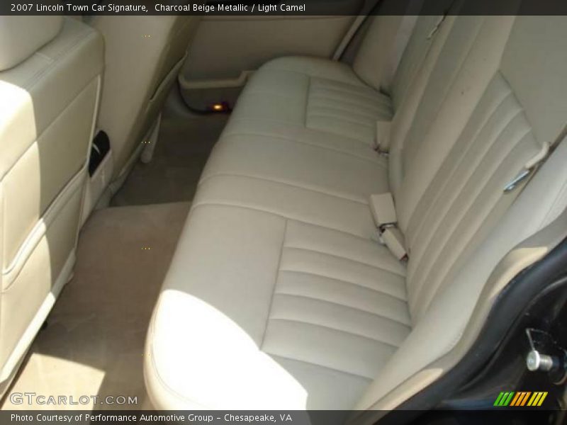 Charcoal Beige Metallic / Light Camel 2007 Lincoln Town Car Signature