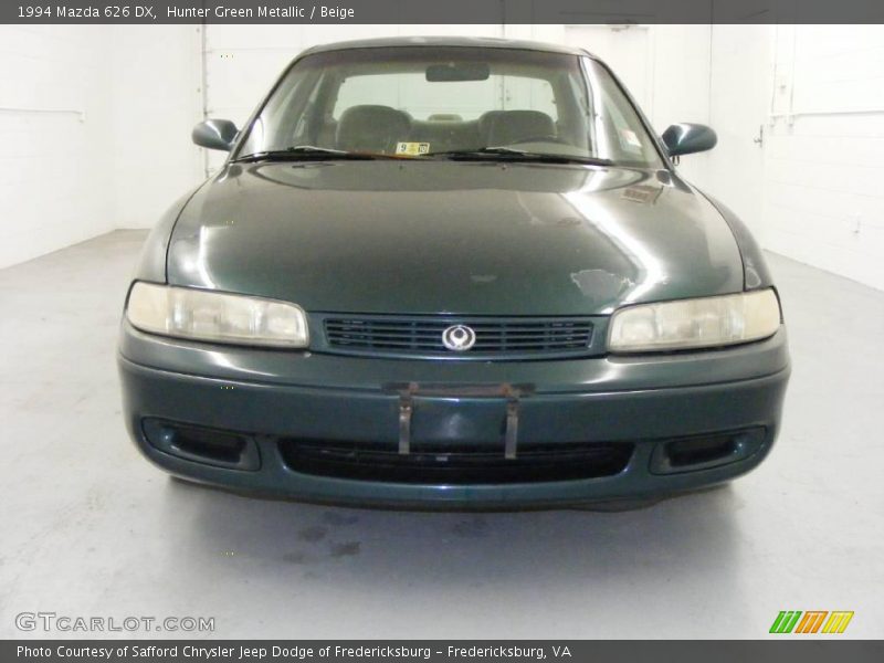 Hunter Green Metallic / Beige 1994 Mazda 626 DX