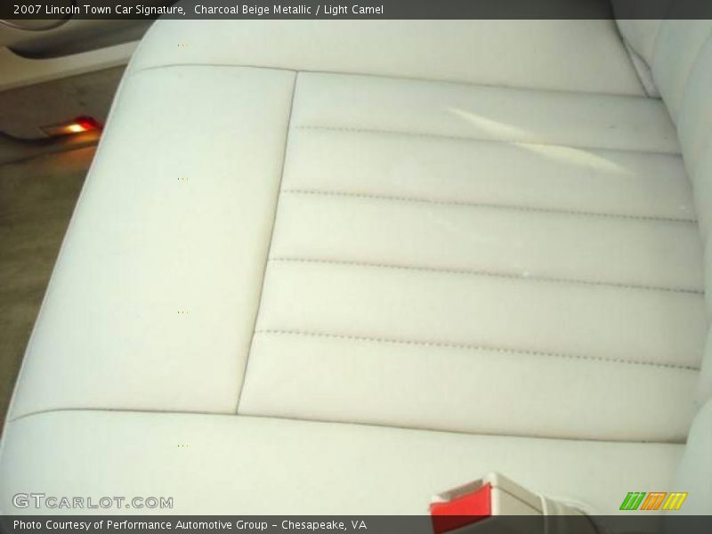 Charcoal Beige Metallic / Light Camel 2007 Lincoln Town Car Signature