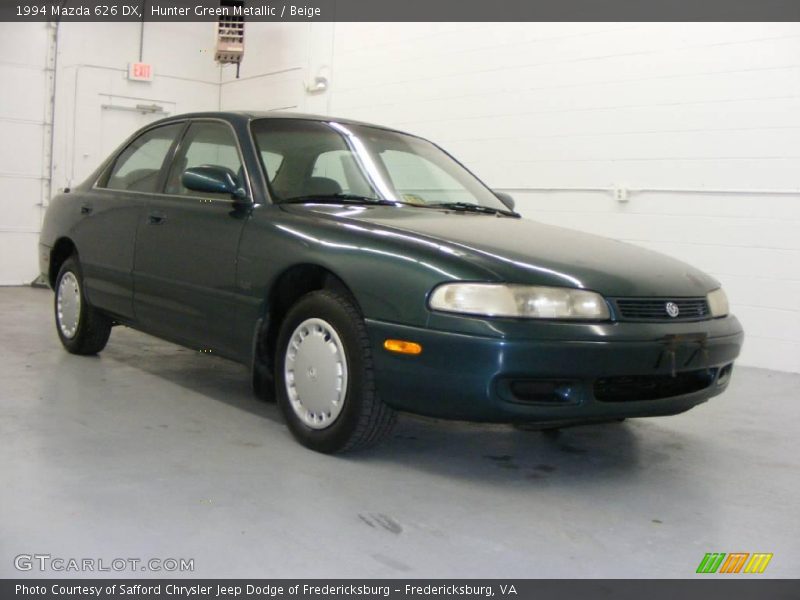 Hunter Green Metallic / Beige 1994 Mazda 626 DX