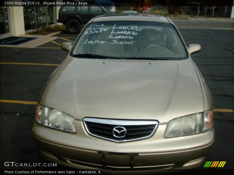 Mojave Beige Mica / Beige 2000 Mazda 626 LX