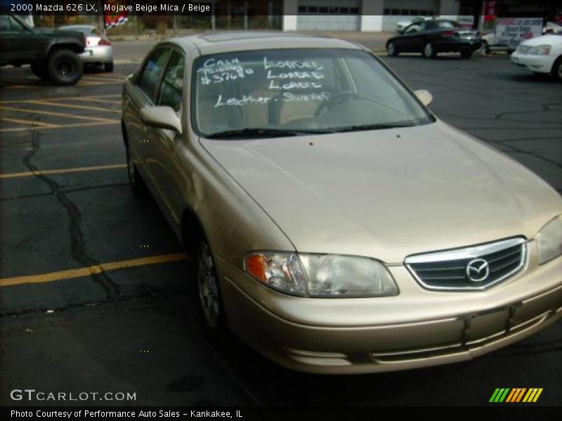 Mojave Beige Mica / Beige 2000 Mazda 626 LX