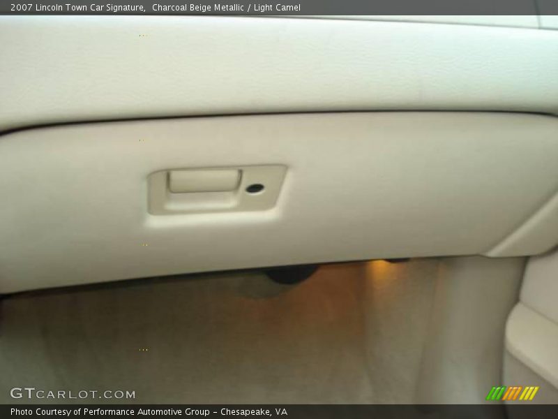 Charcoal Beige Metallic / Light Camel 2007 Lincoln Town Car Signature