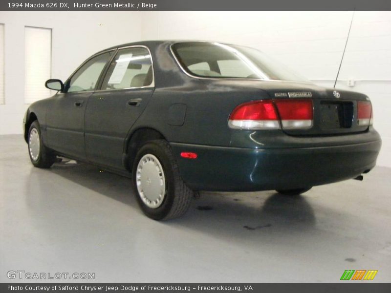 Hunter Green Metallic / Beige 1994 Mazda 626 DX