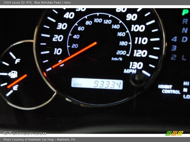 Blue Meridian Pearl / Ivory 2004 Lexus GX 470