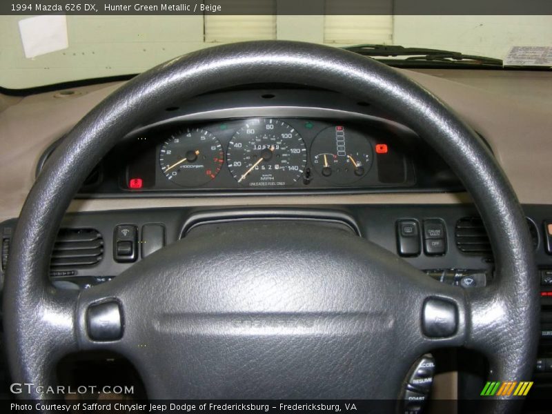 Hunter Green Metallic / Beige 1994 Mazda 626 DX